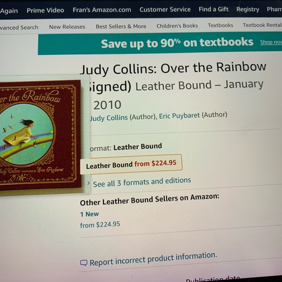 Easton Press unopnd,signed, leather bound book/CD - Picture 5 of 5